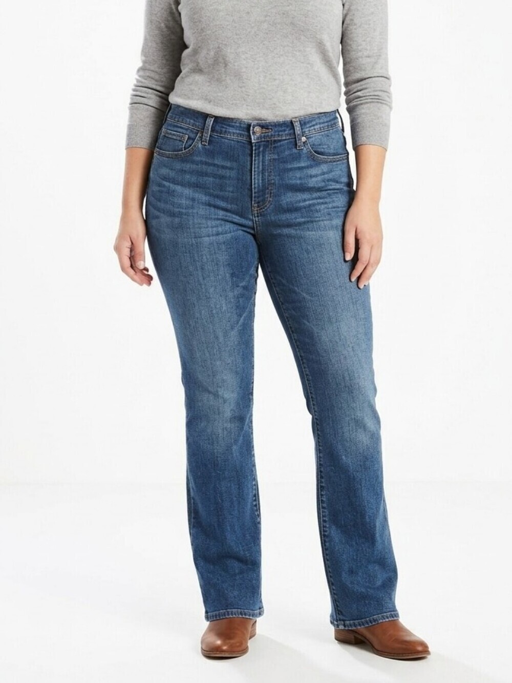 Levi's 515 Bootcut Medium Wash Blue Jeans Women's Size 13